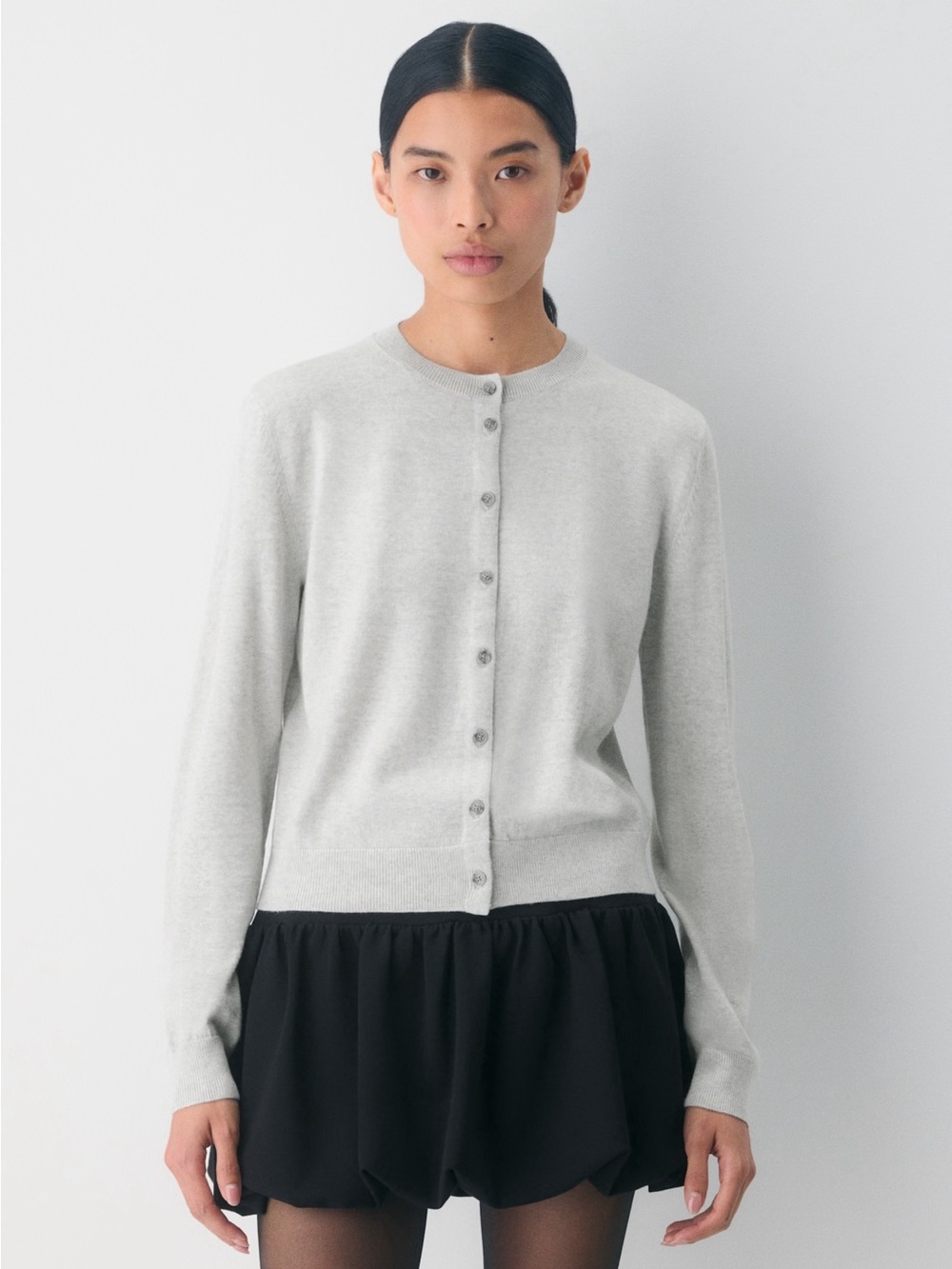 Aritzia Bare Merino Wool Crew Cardigan NWT